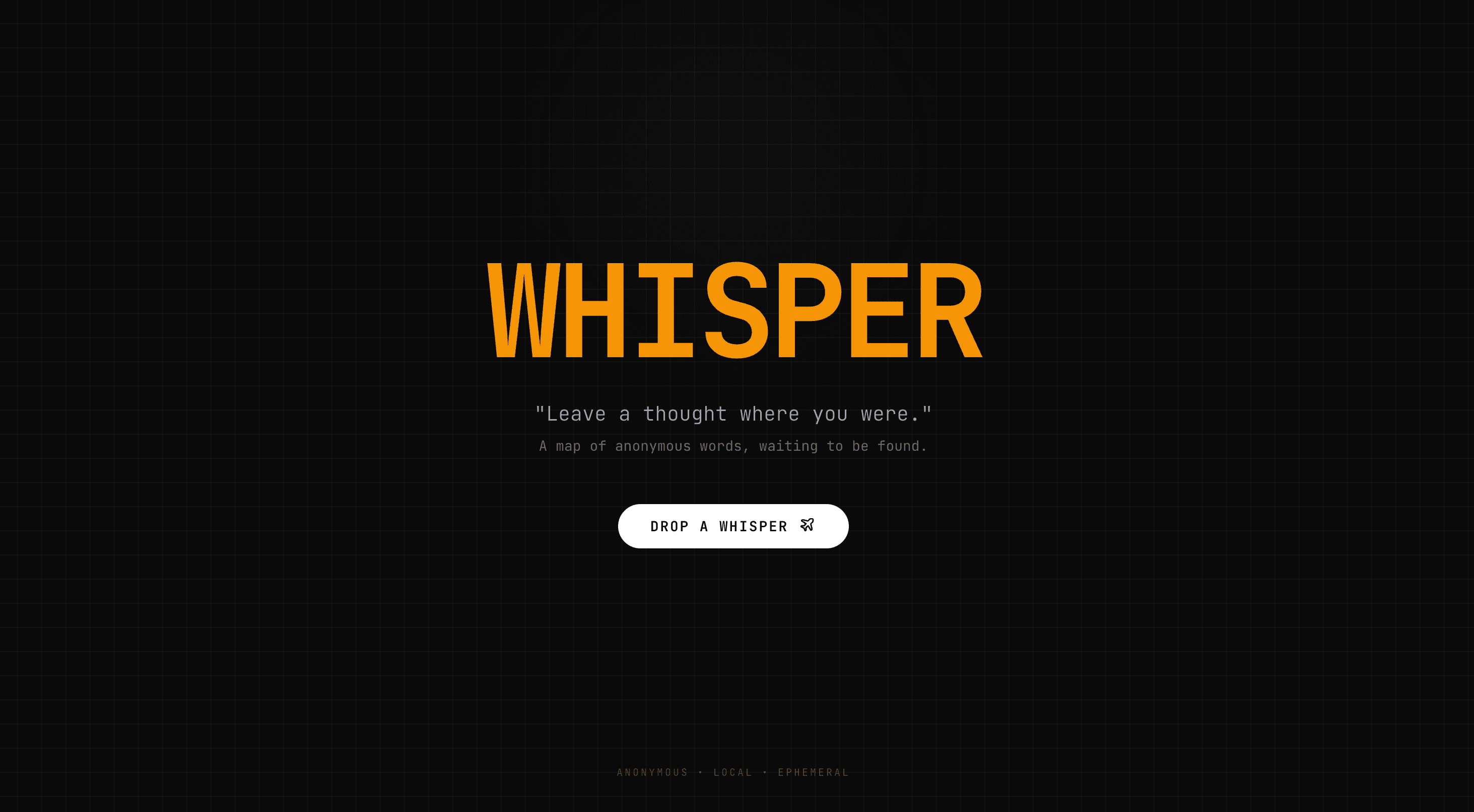 Whisper (Global Messaging Map)